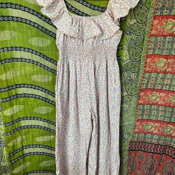 NWOT Mable x Anthropologie Garden Party Cropped Jumpsuit Size Large - Picture 10 of 16